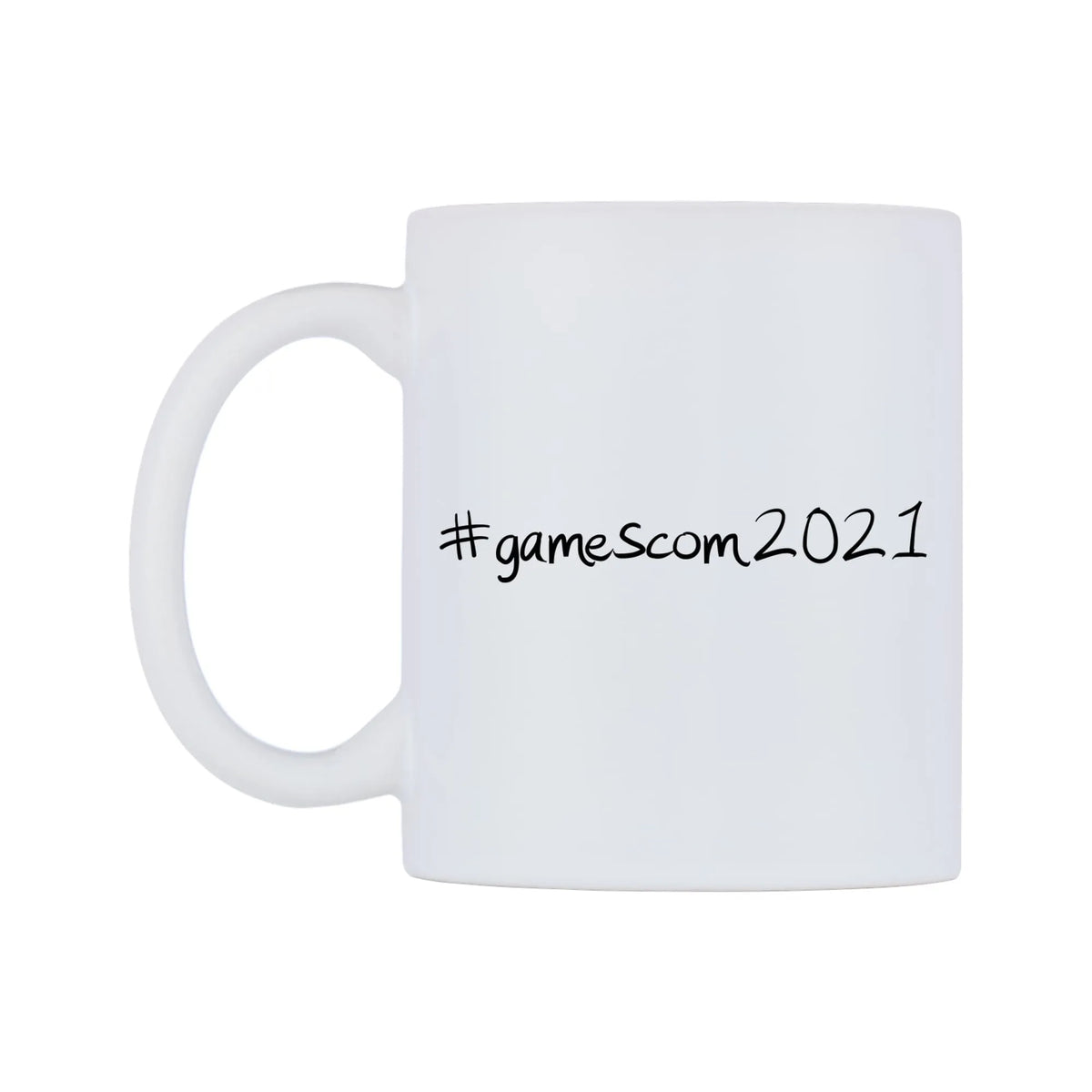 gamescom2021 Mug — mug, right side, on a white background