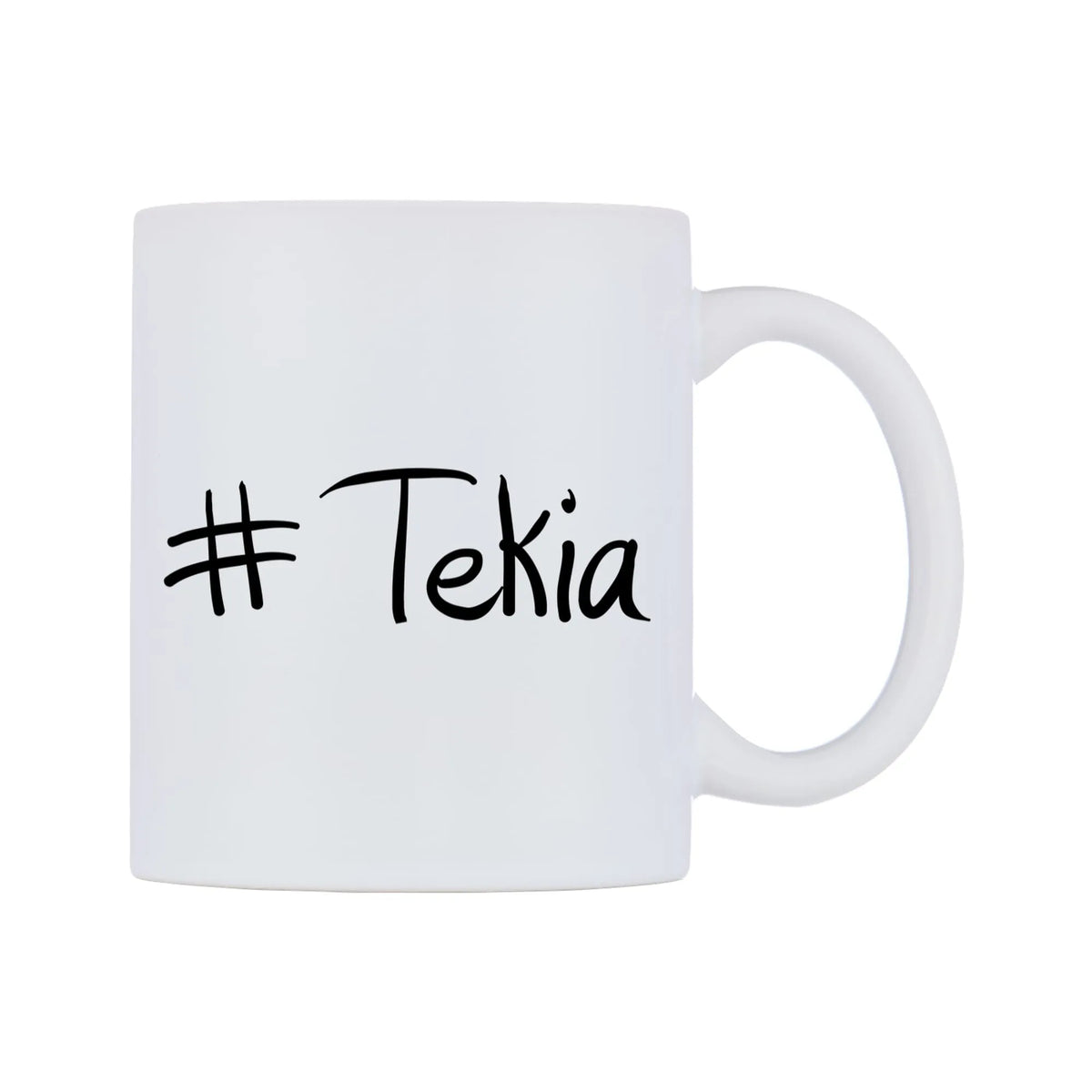 Tekia Mug — mug, left side, on a white background