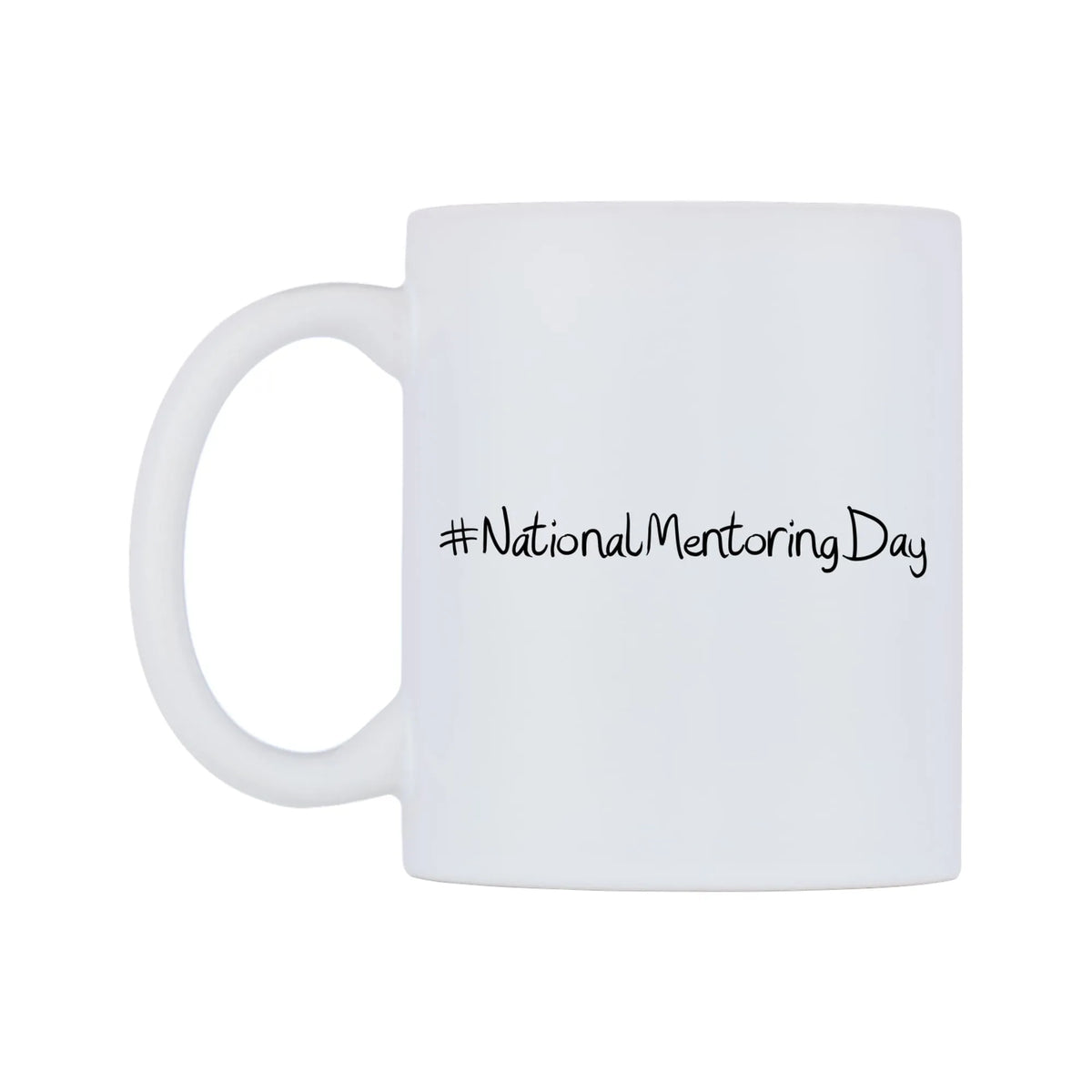 NationalMentoringDay Mug — mug, right side, on a white background