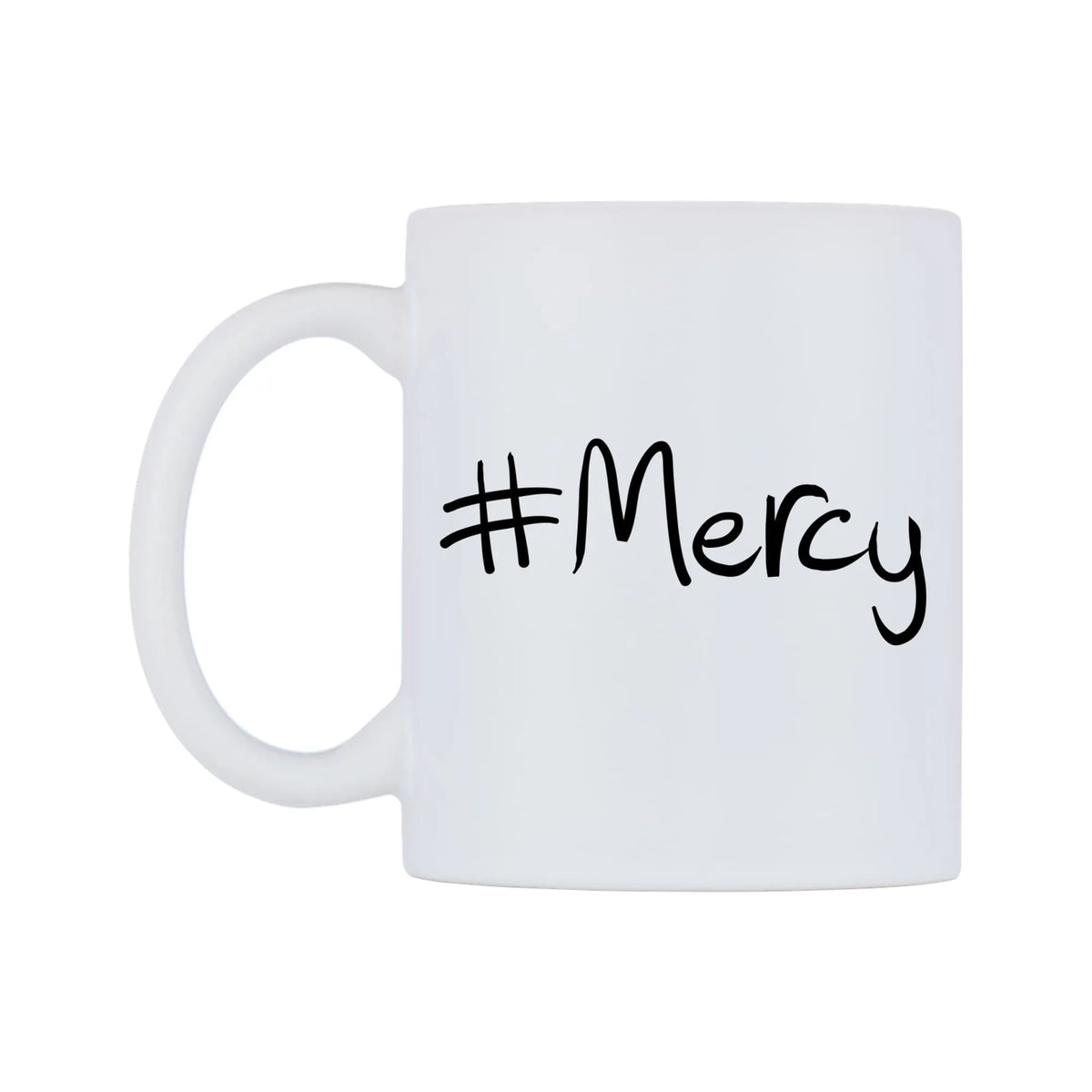 Mercy Mug — mug, right side, on a white background