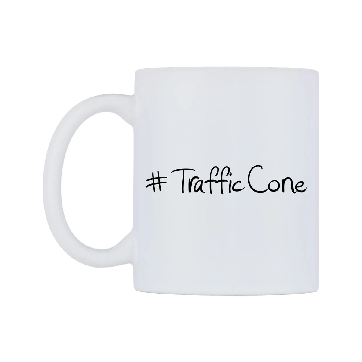 TrafficCone Mug — mug, right side, on a white background