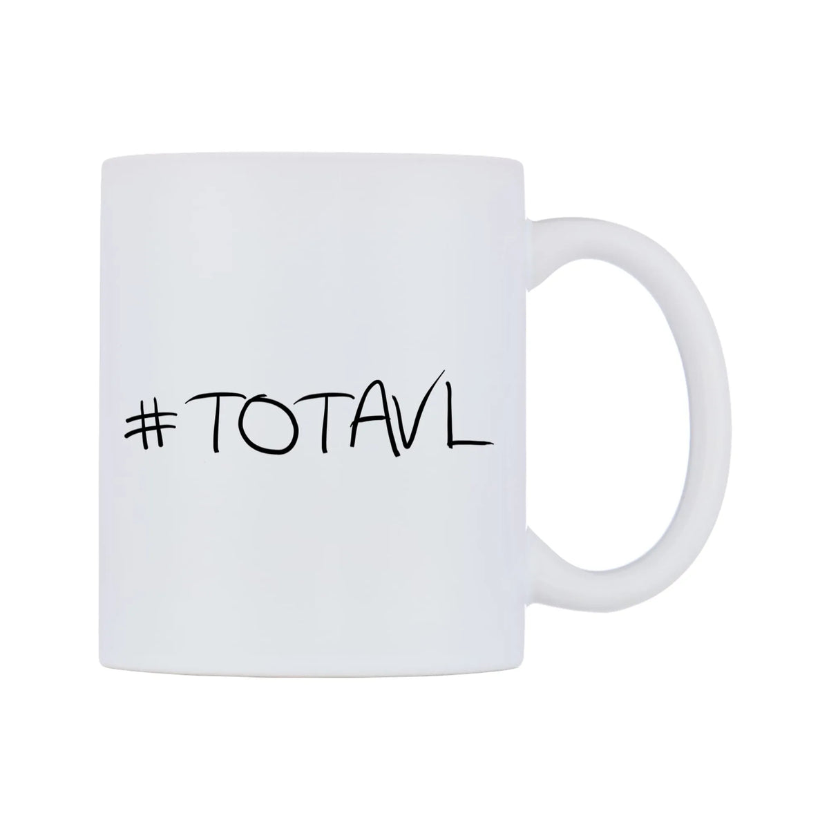 TOTAVL Mug — mug, left side, on a white background
