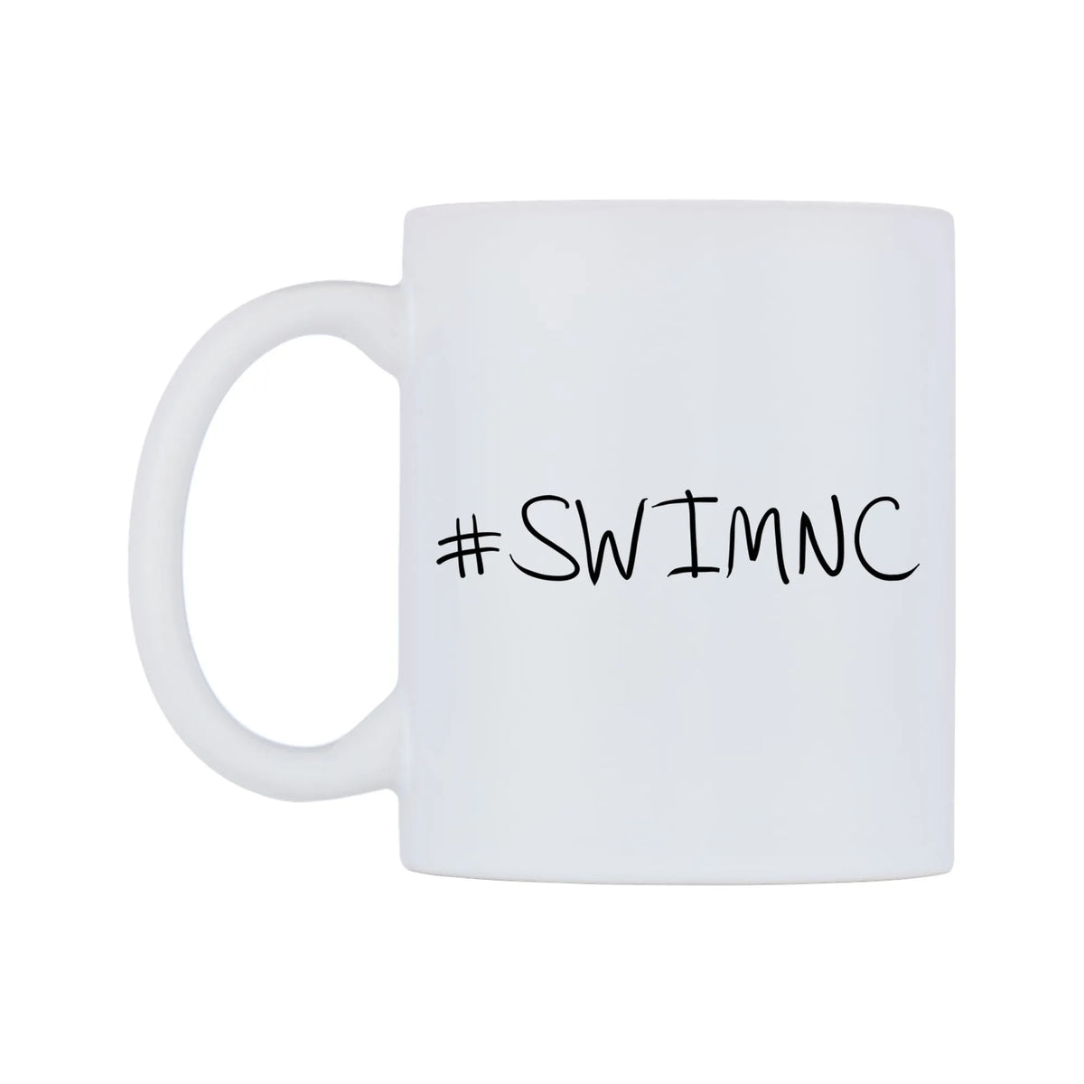 SWIMNC Mug — mug, right side, on a white background