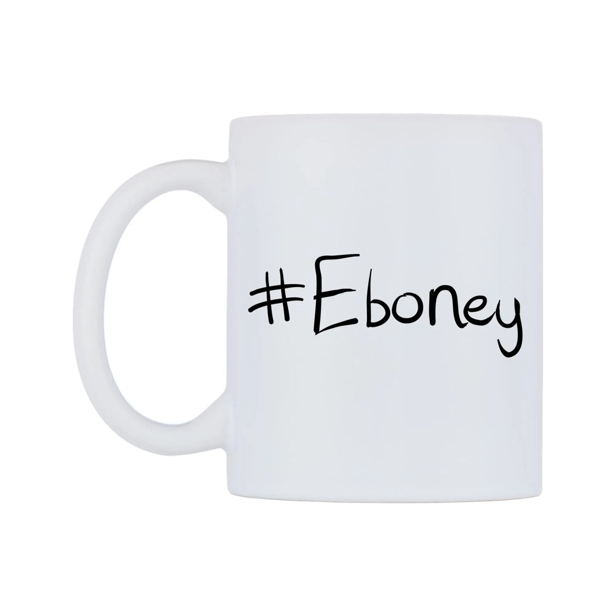 Eboney Mug — mug, right side, on a white background