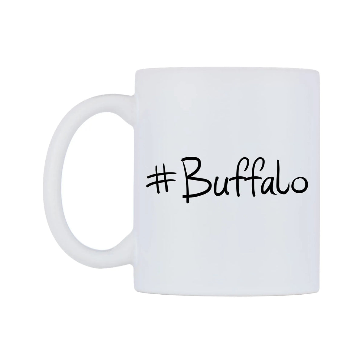 Buffalo Mug — mug, right side, on a white background