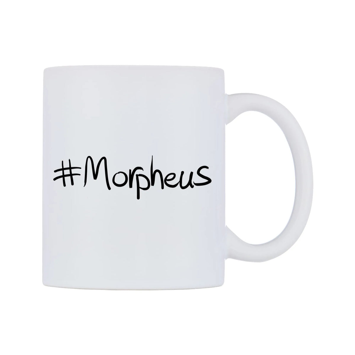 Morpheus Mug — mug, left side, on a white background