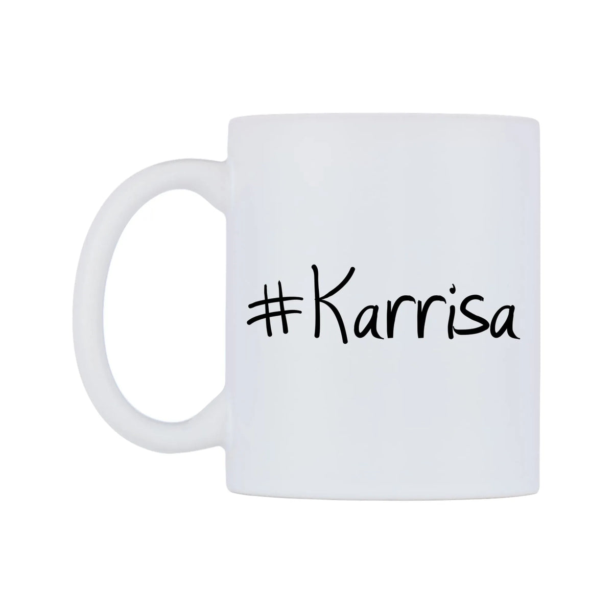 Karrisa Mug — mug, right side, on a white background