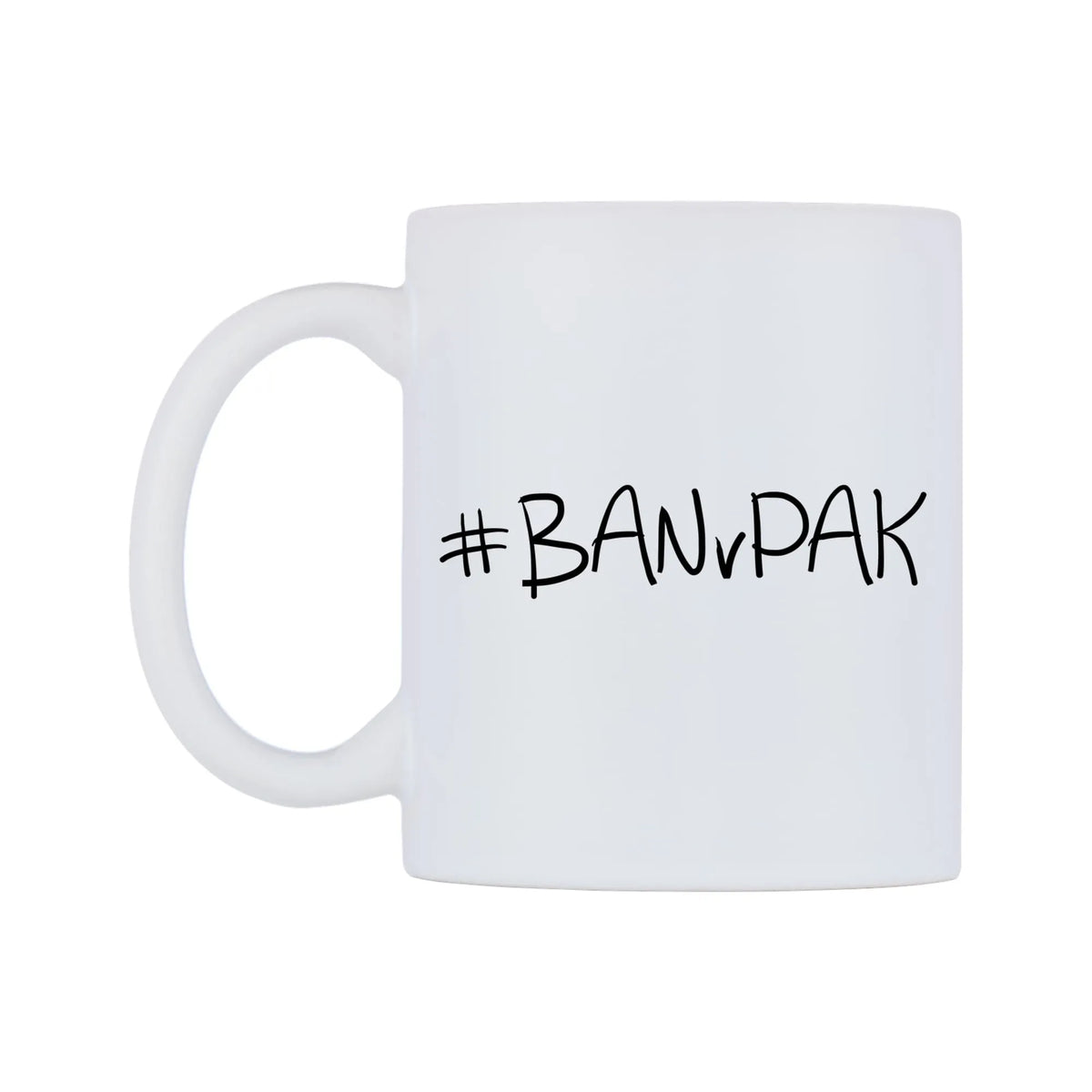 BANvPAK Mug — mug, right side, on a white background