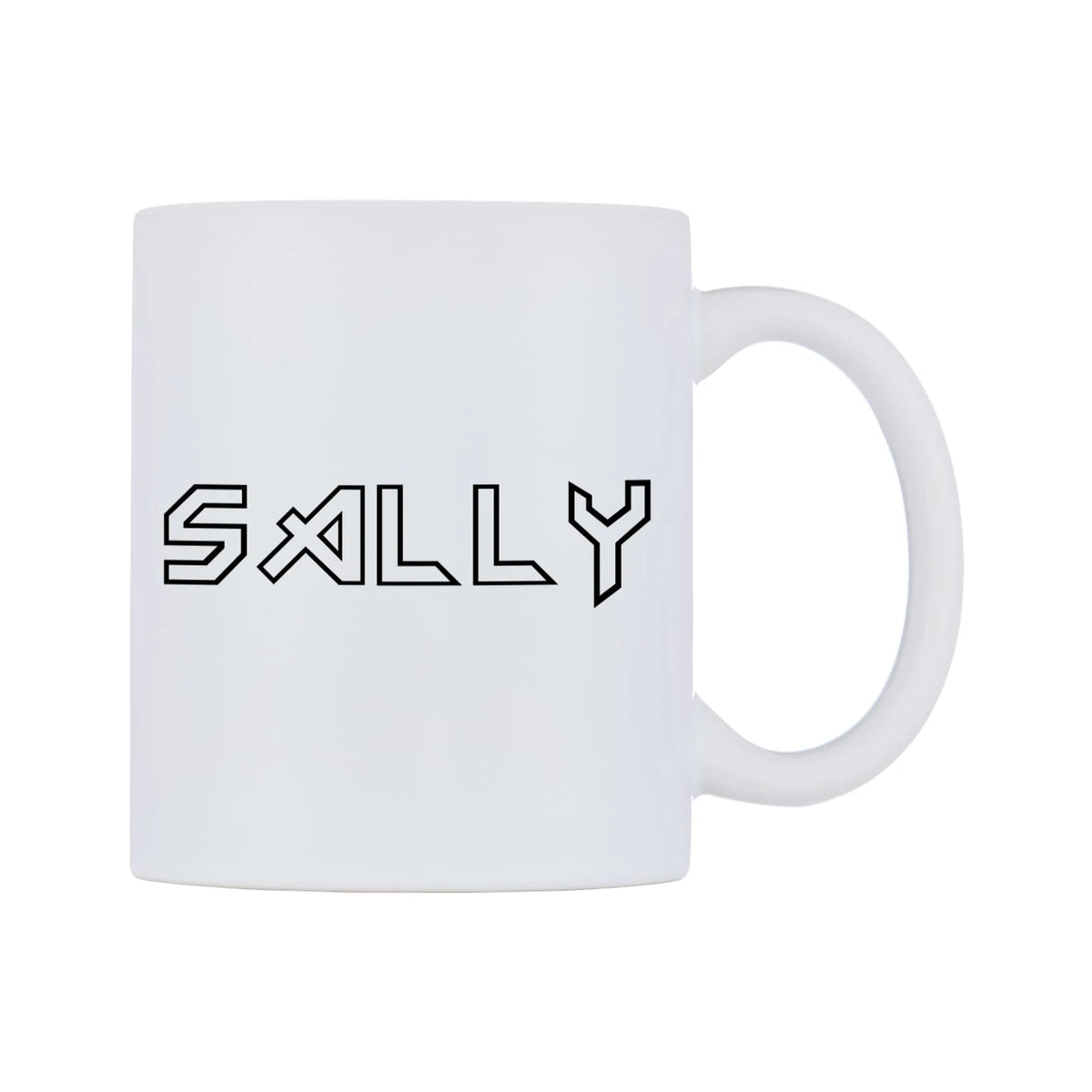 Sally - Iron Maiden Themed Mug — white 11oz gloss mug, left side, on a white background