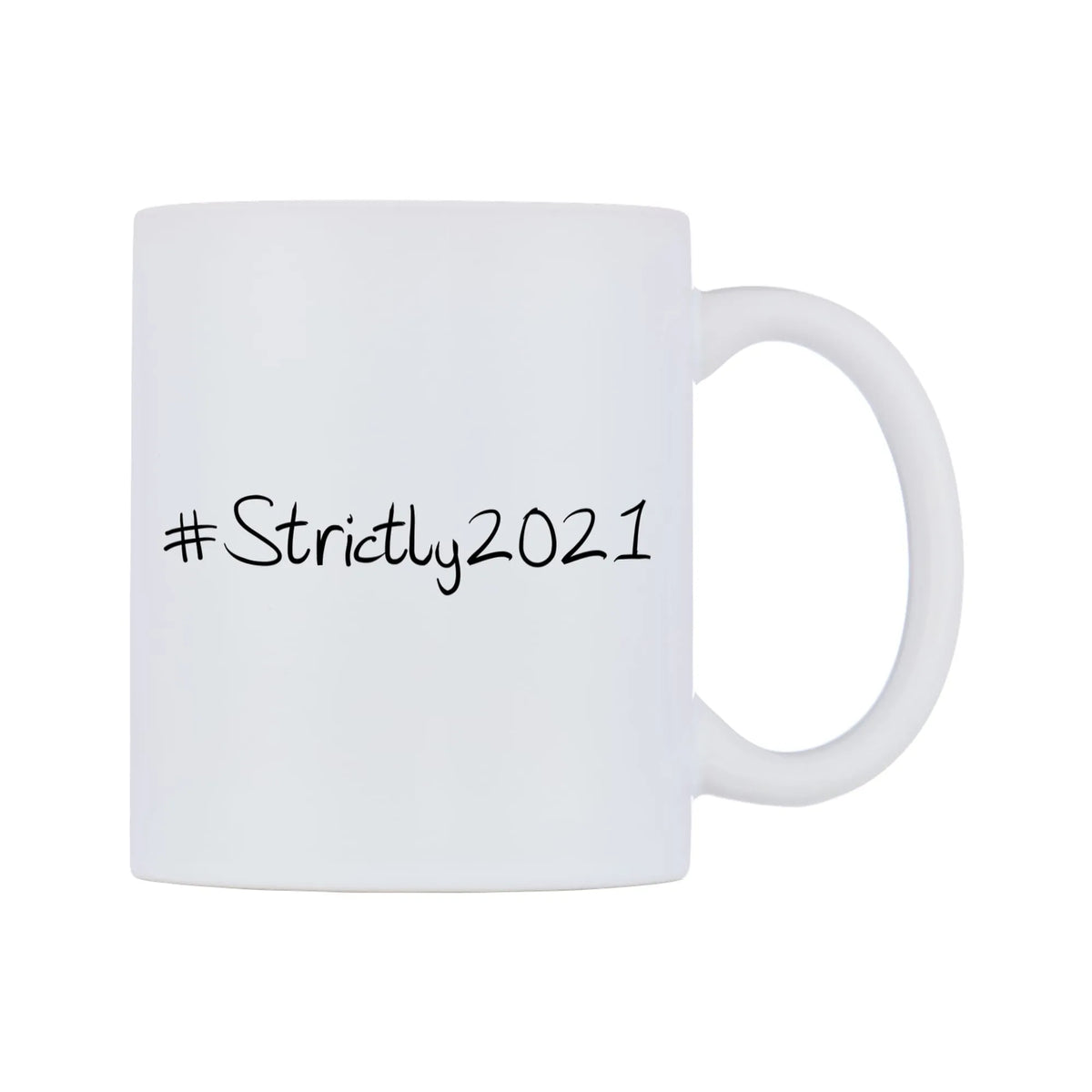 Strictly2021 Mug — mug, left side, on a white background