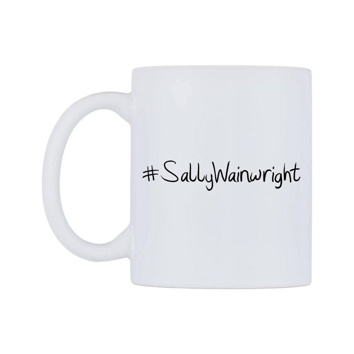 SallyWainwright Mug — mug, right side, on a white background