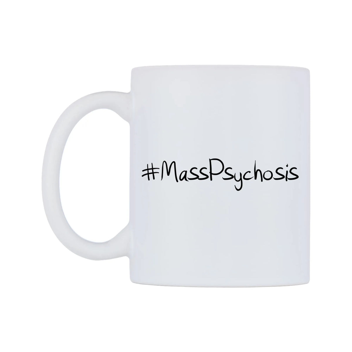 MassPsychosis Mug — mug, right side, on a white background