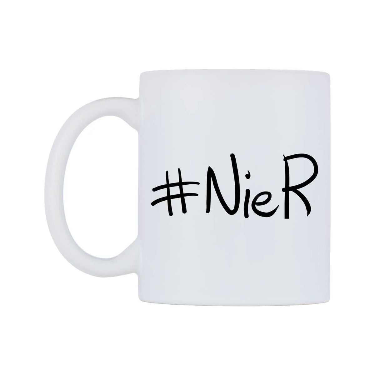 NieR Mug — mug, right side, on a white background