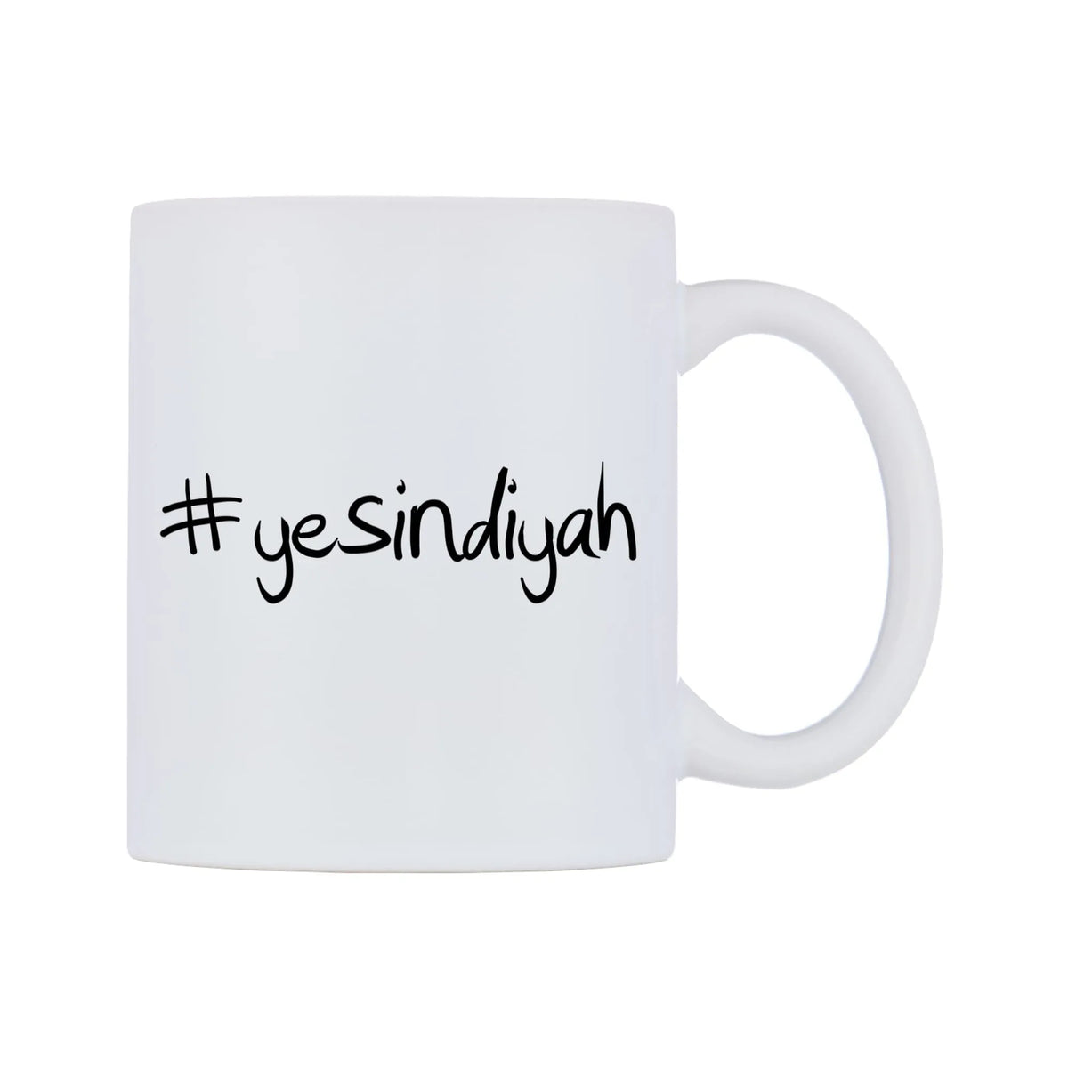 yesindiyah Mug — mug, left side, on a white background