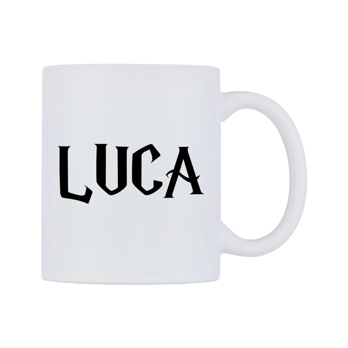 Luca - Wizard Themed Mug — mug, left side, on a white background