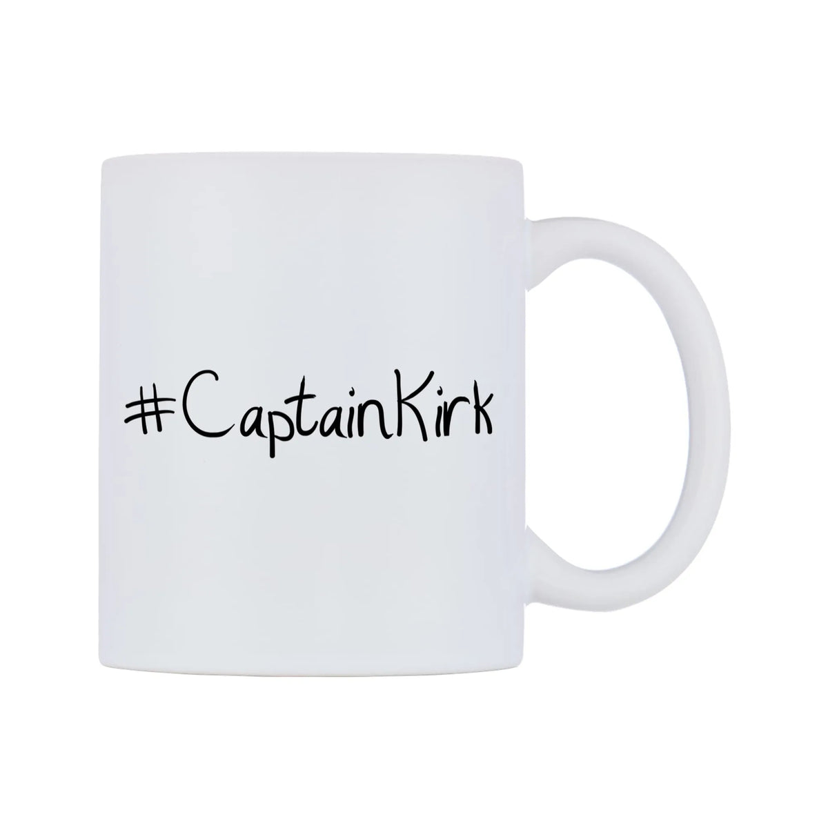 CaptainKirk Mug — mug, left side, on a white background