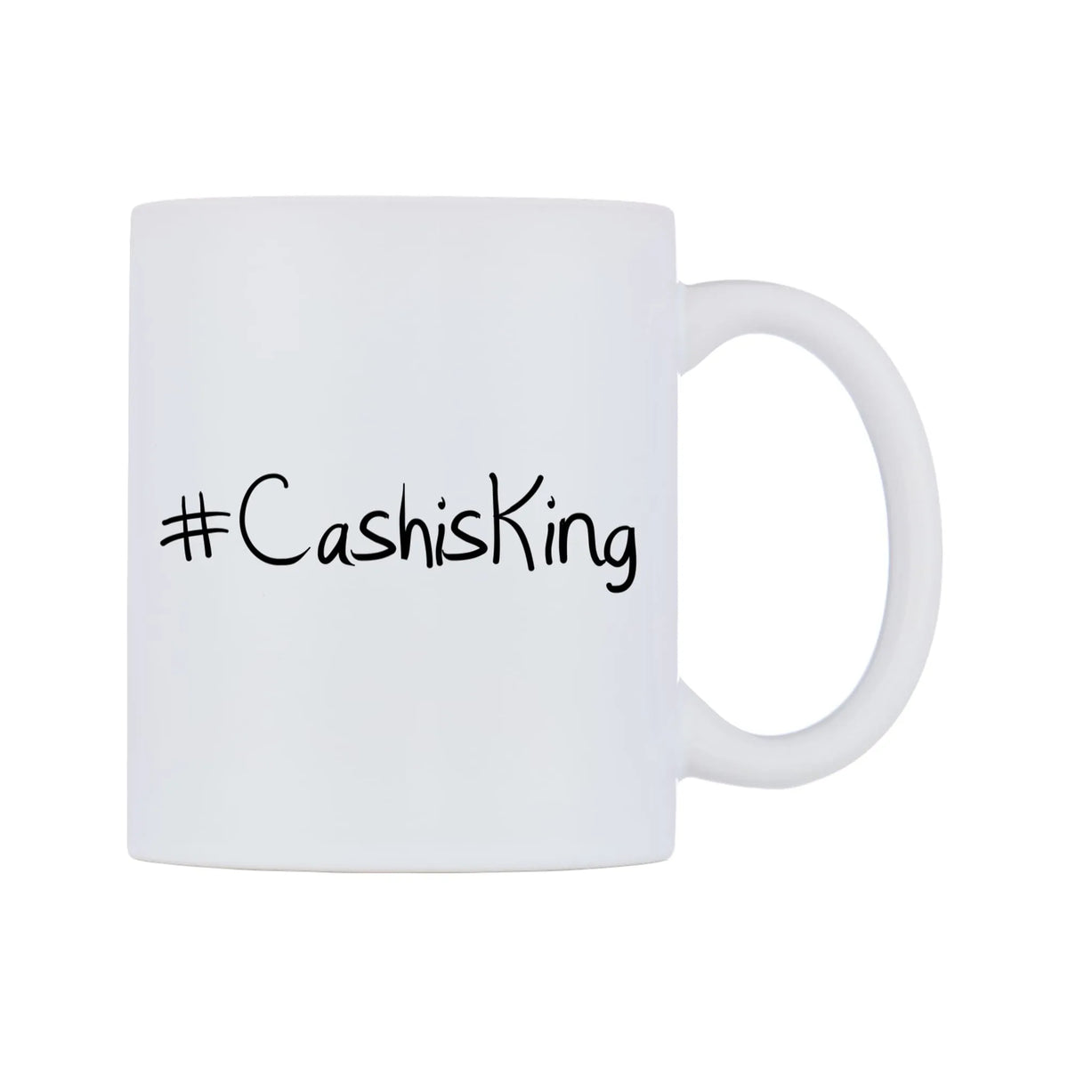 CashisKing Mug — mug, left side, on a white background