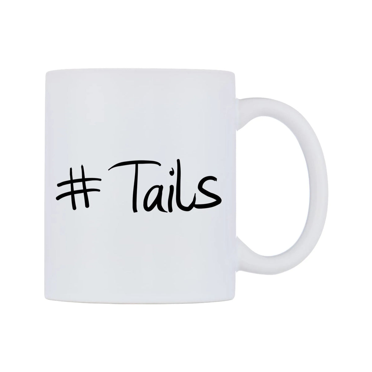 Tails Mug — mug, left side, on a white background