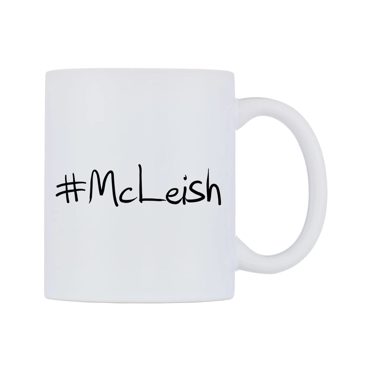 McLeish Mug — mug, left side, on a white background