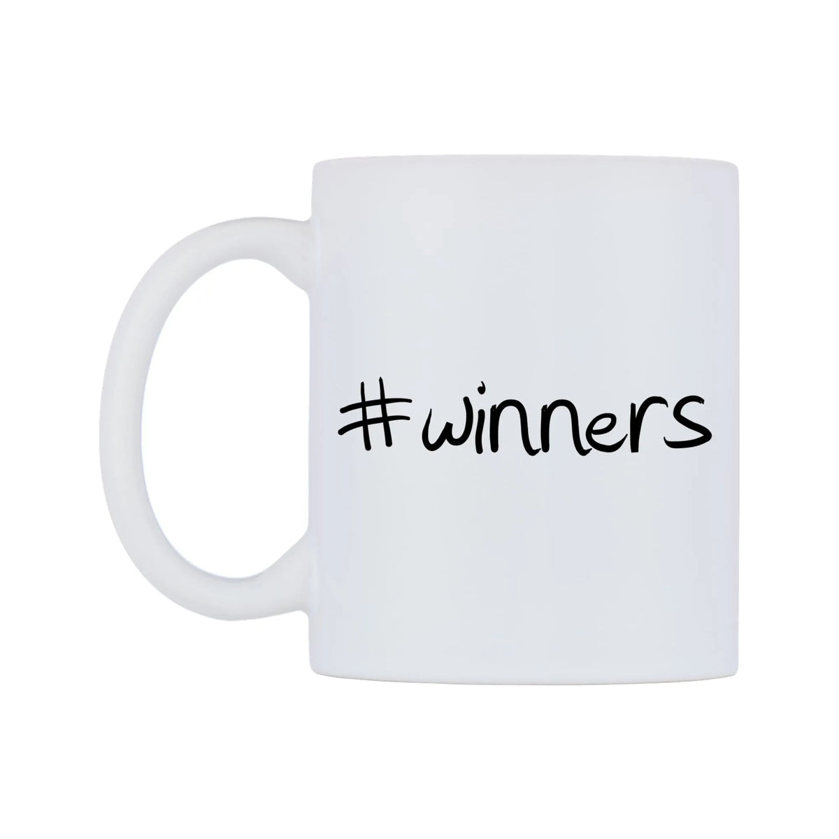 winners Mug — mug, right side, on a white background