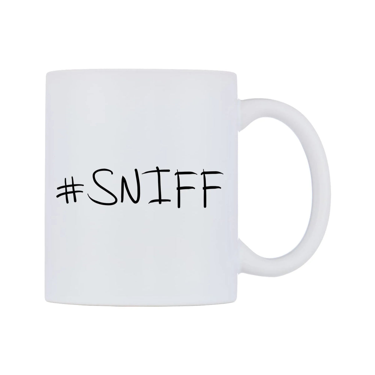 SNIFF Mug — mug, left side, on a white background