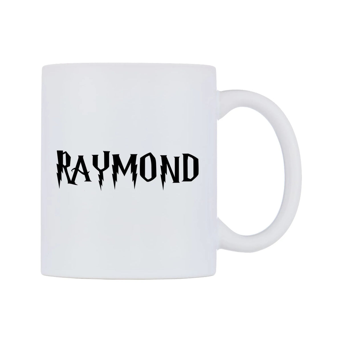 Raymond - Wizard Themed Mug — mug, left side, on a white background