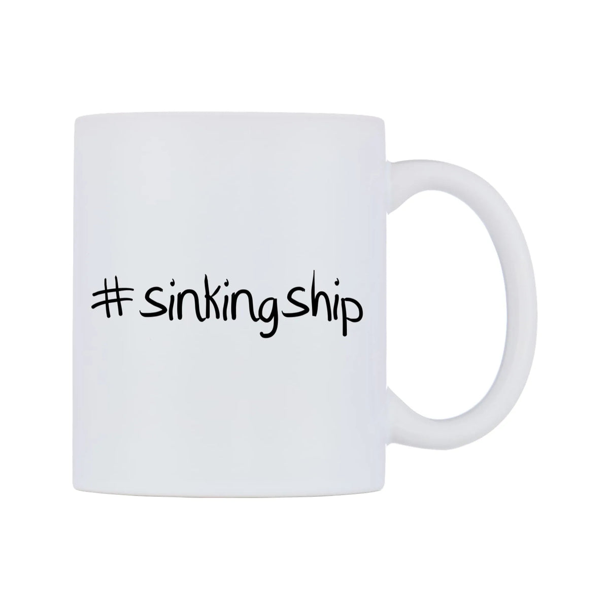 sinkingship Mug — mug, left side, on a white background
