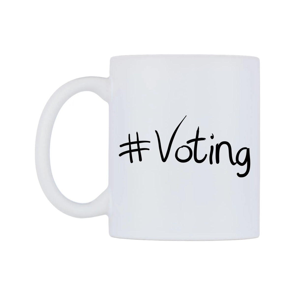 Voting Mug — mug, right side, on a white background