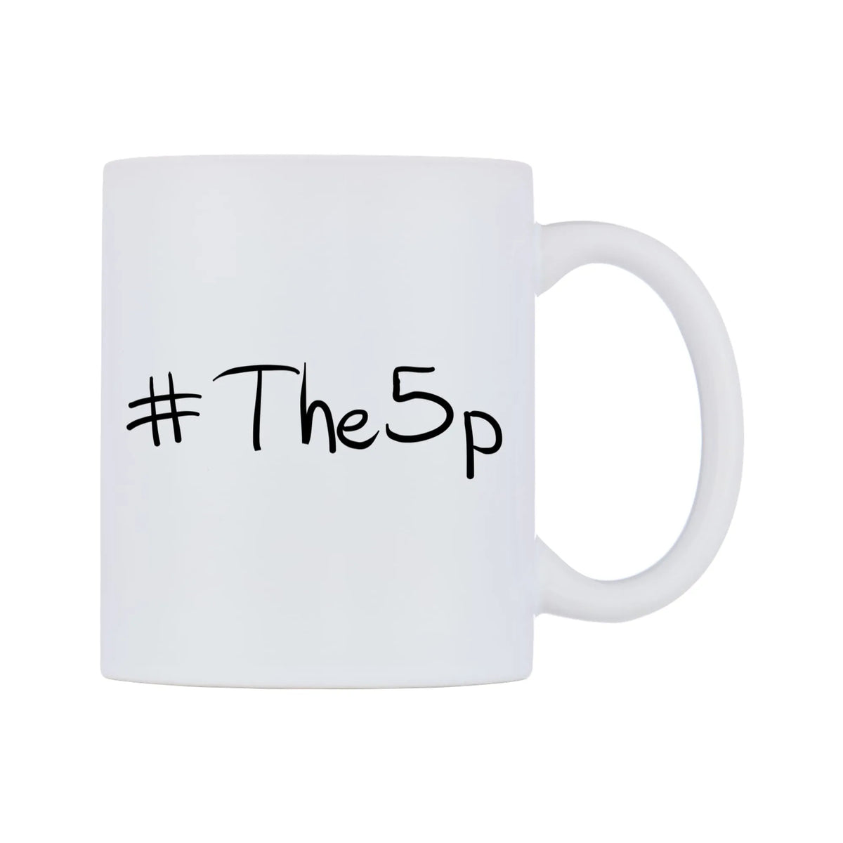 The5p Mug — mug, left side, on a white background