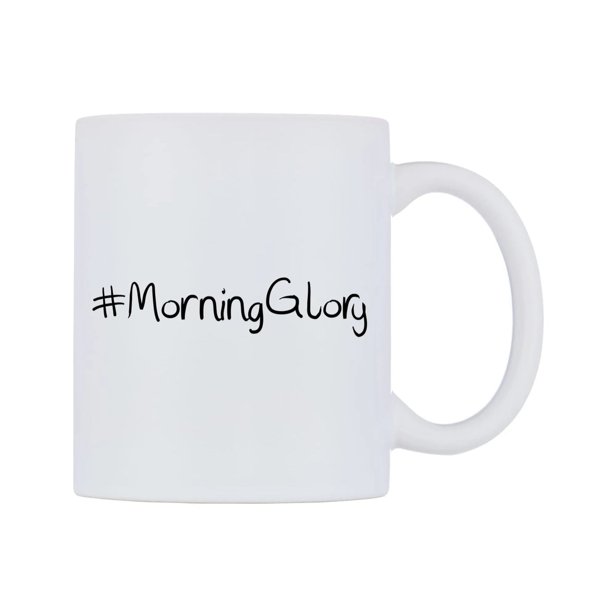 MorningGlory Mug — mug, left side, on a white background