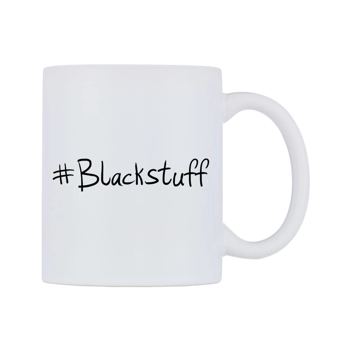 Blackstuff Mug — mug, left side, on a white background