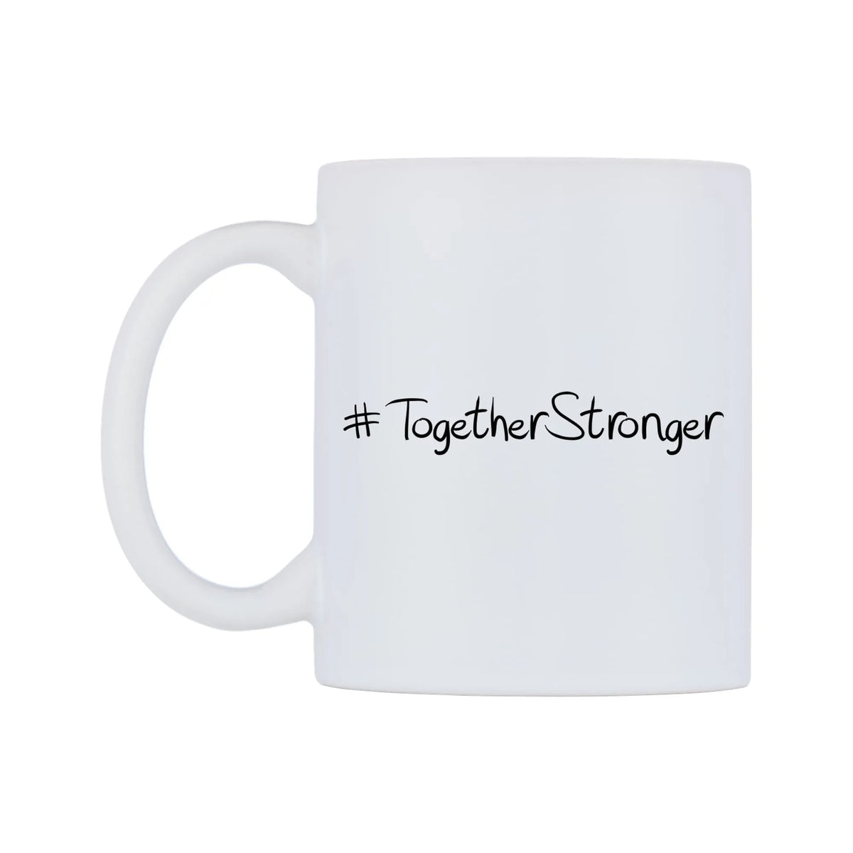 TogetherStronger Mug — mug, right side, on a white background