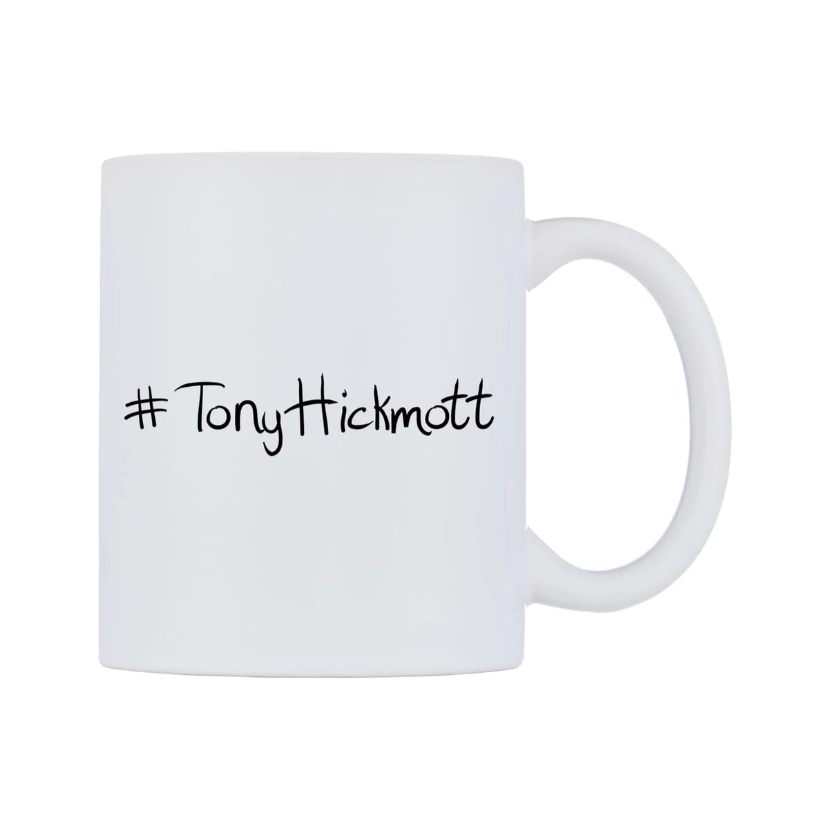 TonyHickmott Mug — mug, left side, on a white background