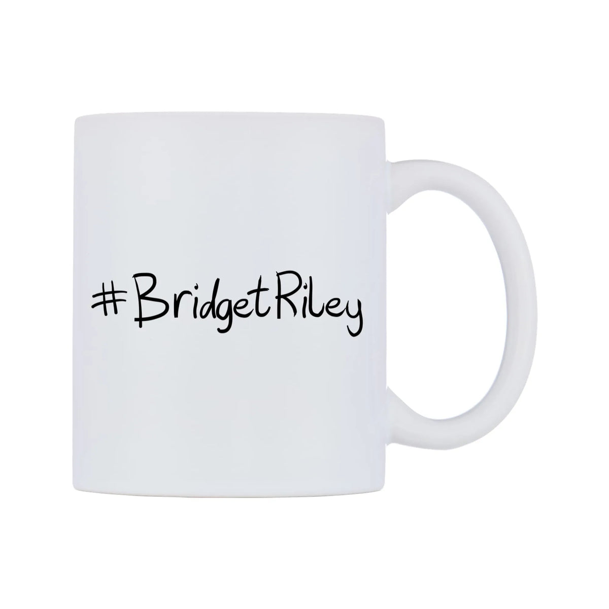 BridgetRiley Mug — mug, left side, on a white background