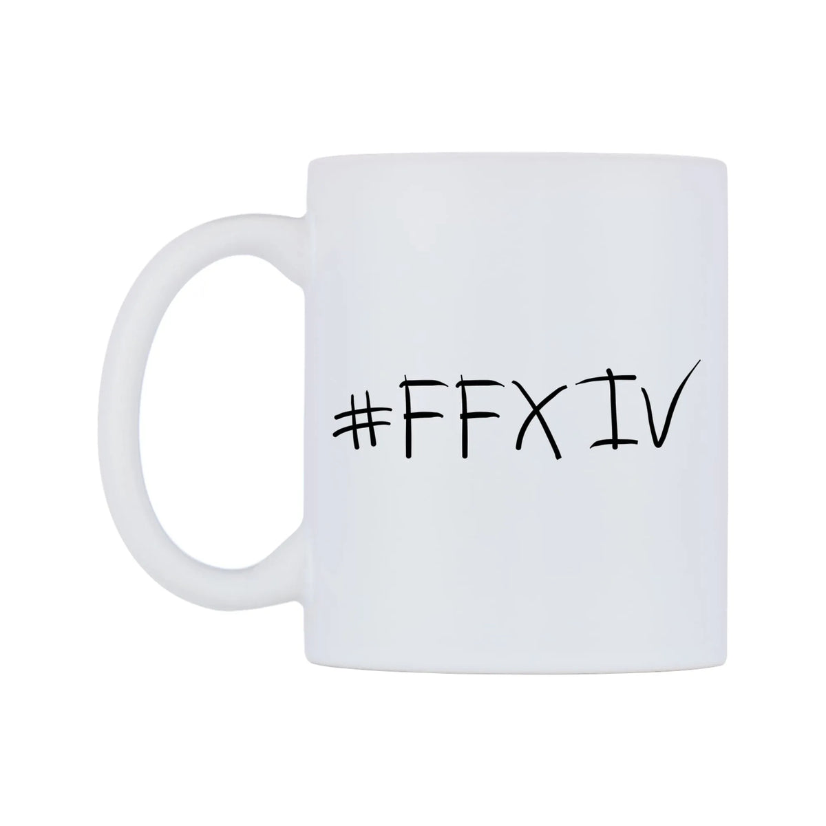 FFXIV Mug — mug, right side, on a white background