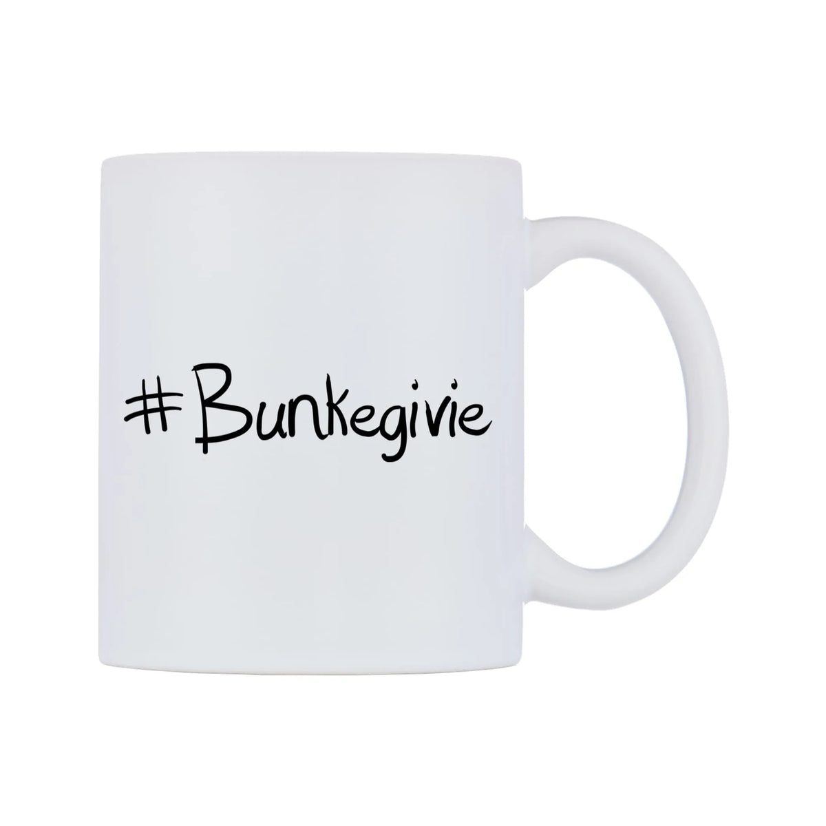 Bunkegivie Mug — mug, left side, on a white background