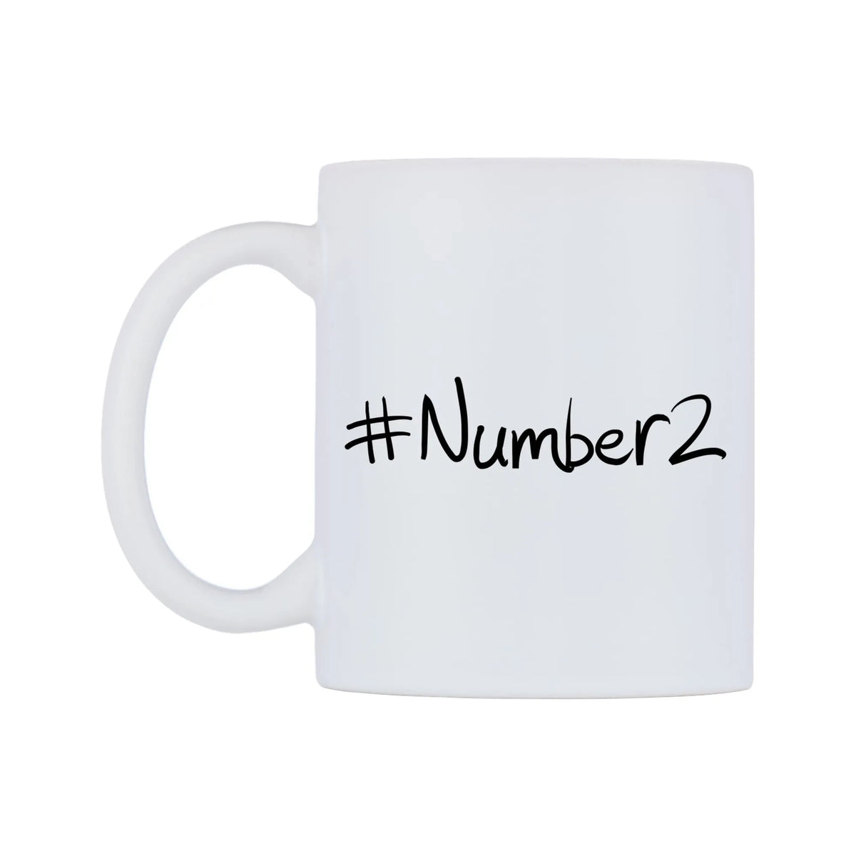 Number2 Mug — mug, right side, on a white background