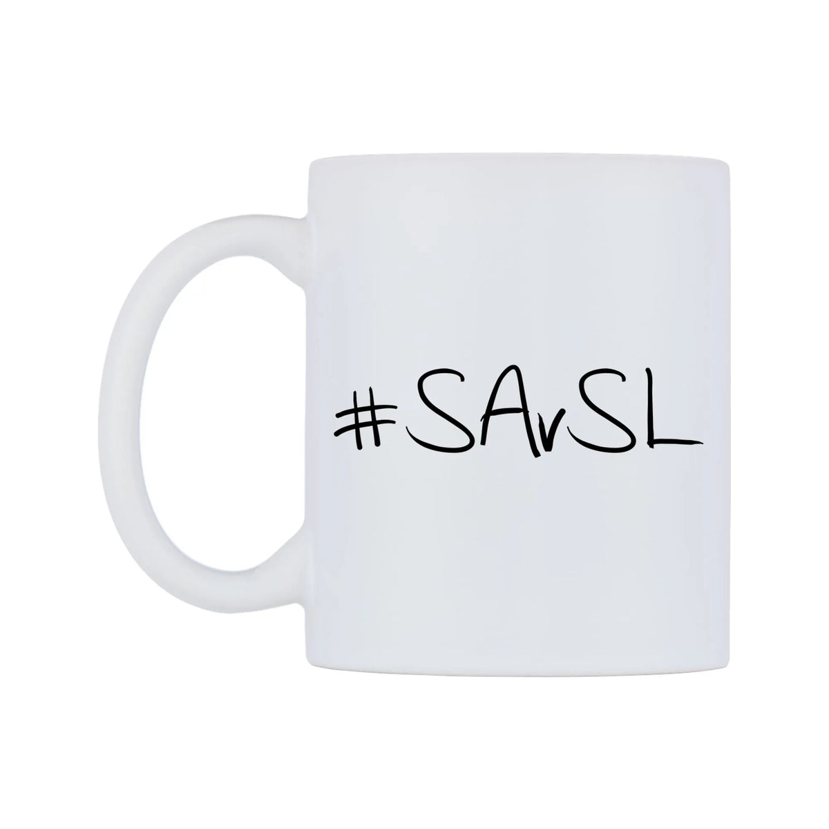 SAvSL Mug — mug, right side, on a white background