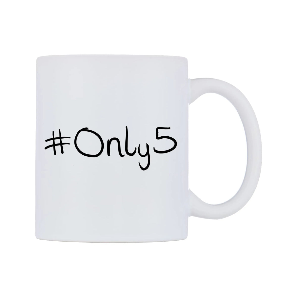 Only5 Mug — mug, left side, on a white background