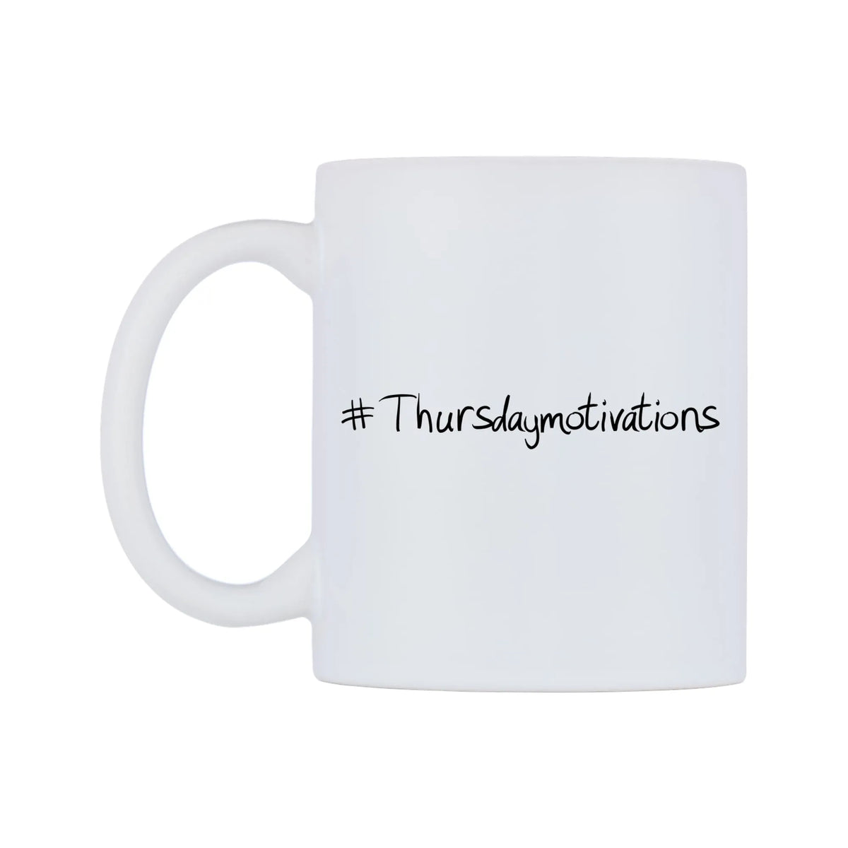 Thursdaymotivations Mug — mug, right side, on a white background