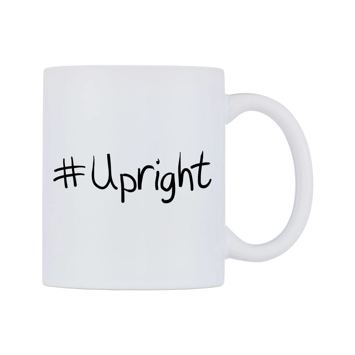 Upright Mug — mug, left side, on a white background