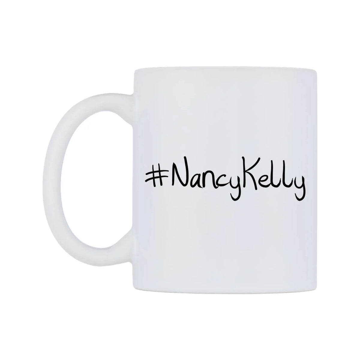 NancyKelly Mug — mug, right side, on a white background