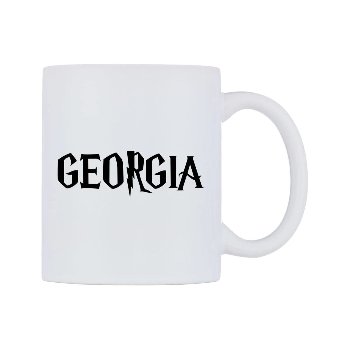 Georgia - Wizard Themed Mug — mug, left side, on a white background