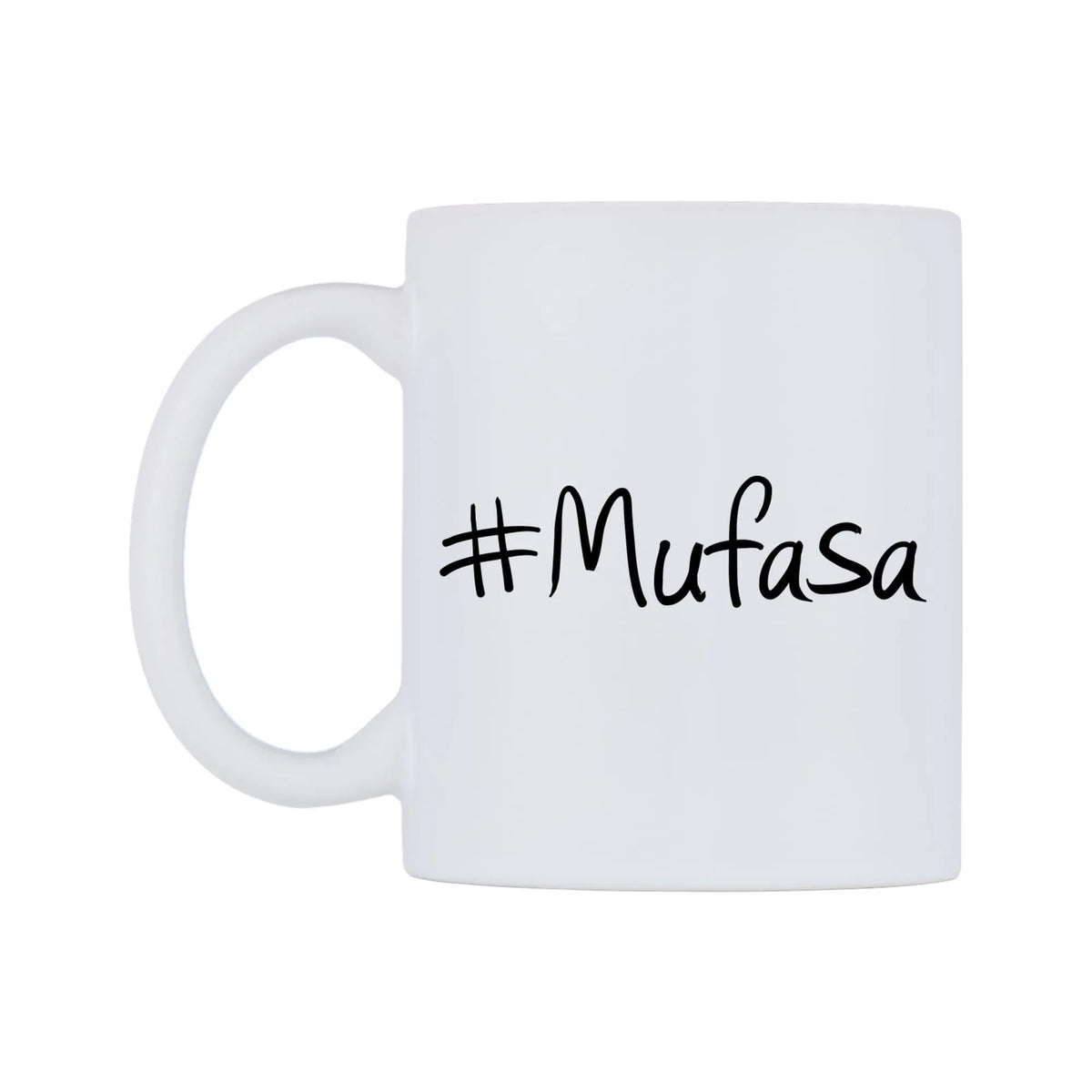 Mufasa Mug — mug, right side, on a white background