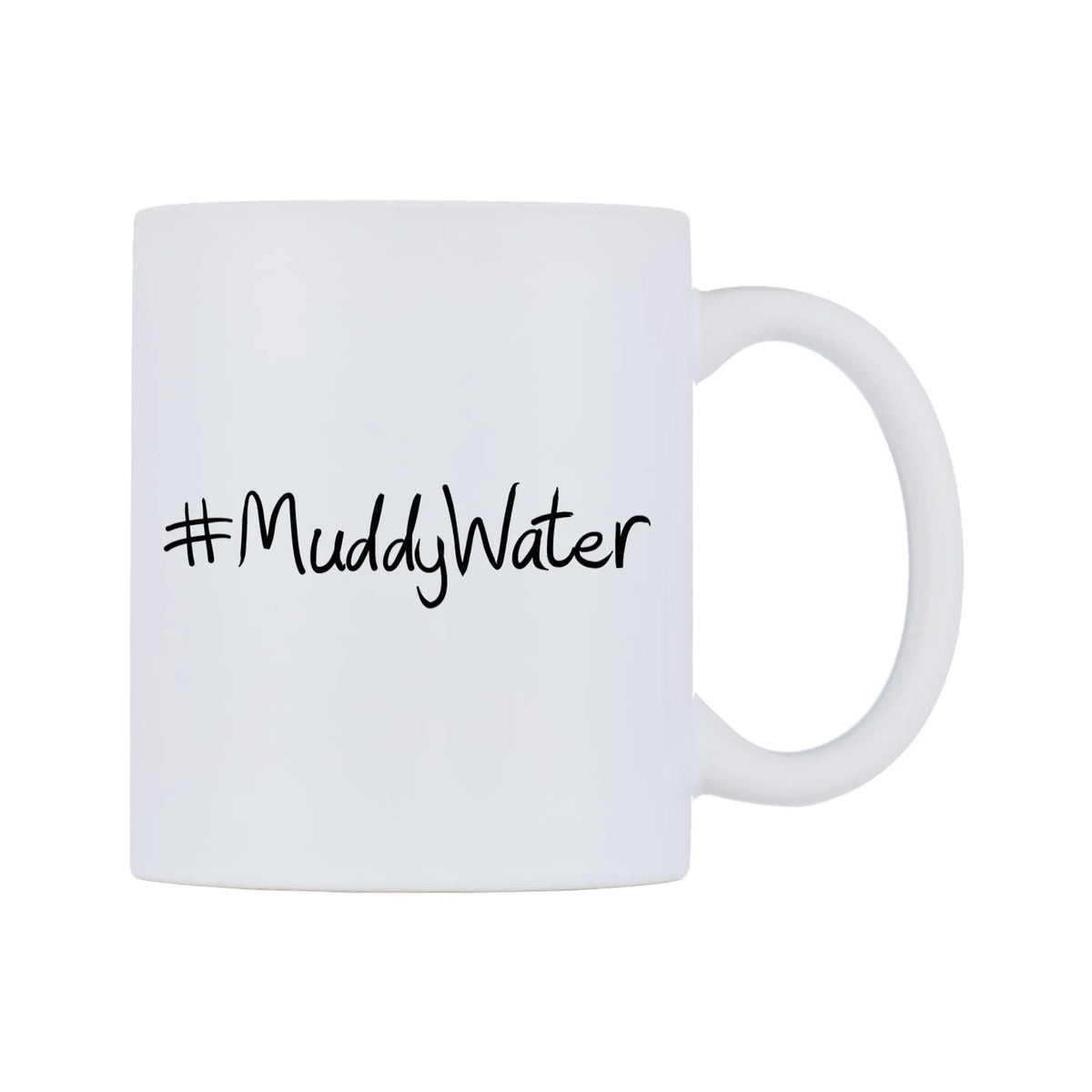 MuddyWater Mug — mug, left side, on a white background