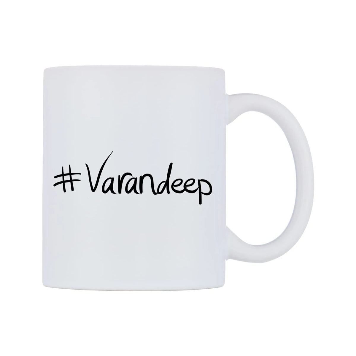 Varandeep Mug — mug, left side, on a white background