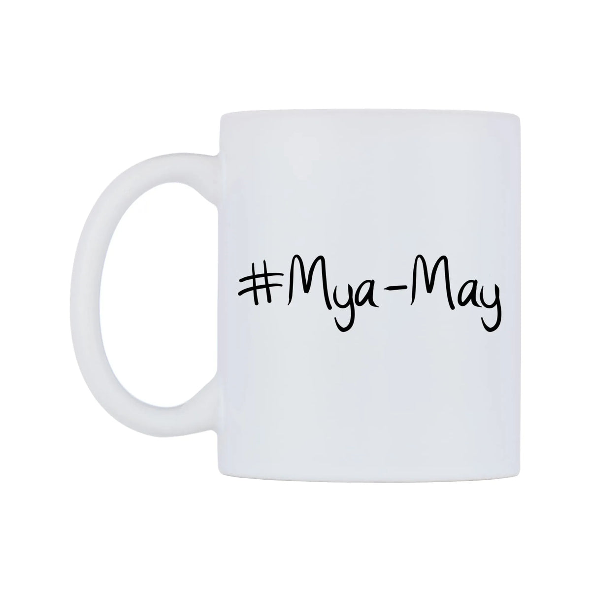 Mya-May Mug — mug, right side, on a white background