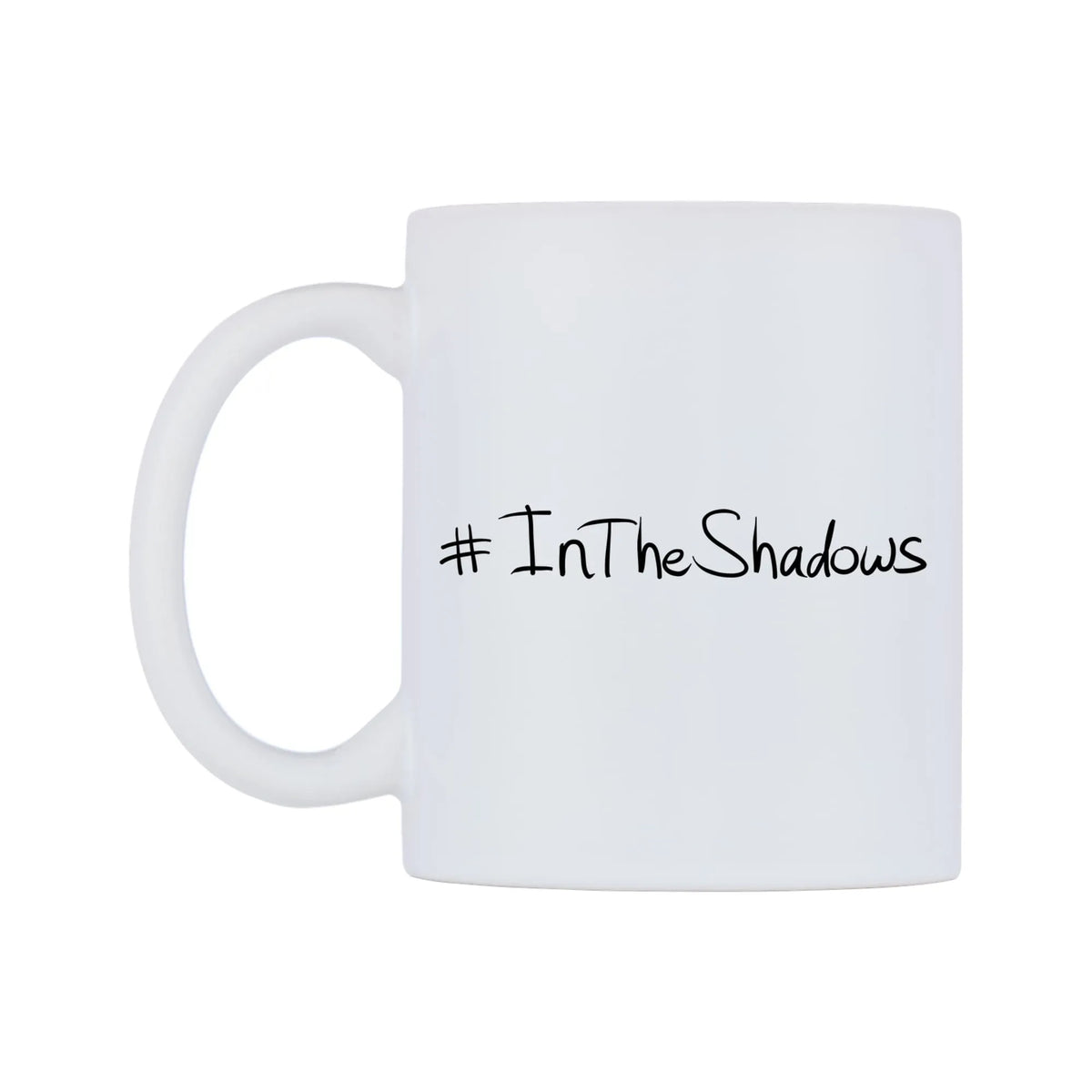 InTheShadows Mug — mug, right side, on a white background