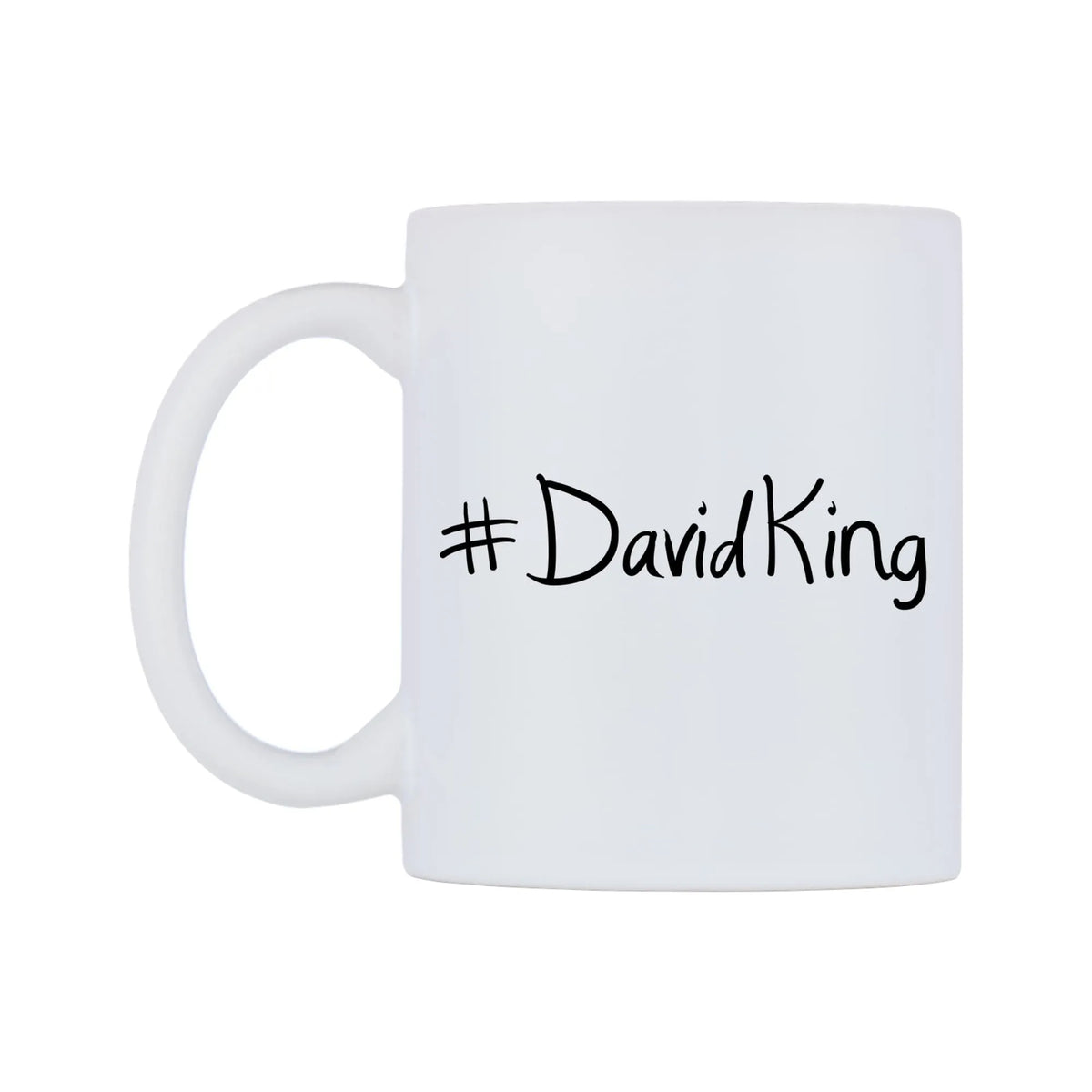 DavidKing Mug — mug, right side, on a white background