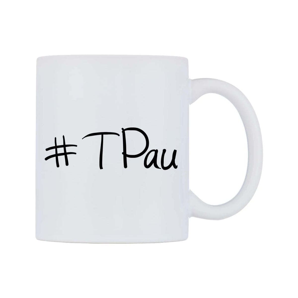 TPau Mug — mug, left side, on a white background
